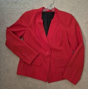 Trina Turk Red Women's Blazer